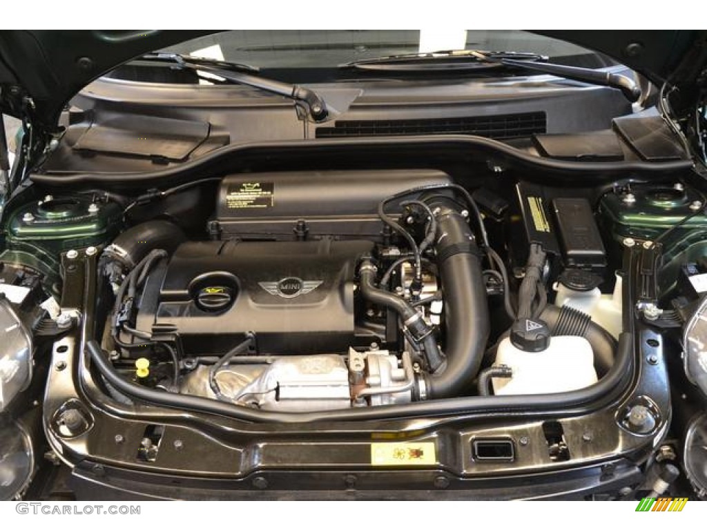 2011 Cooper S Hardtop - British Racing Green II / Carbon Black photo #17