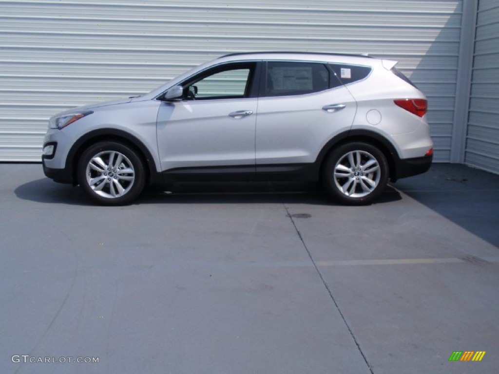 2014 Santa Fe Sport 2.0T FWD - Moonstone Silver / Gray photo #6