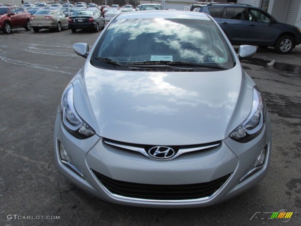 2014 Elantra SE Sedan - Silver / Gray photo #4