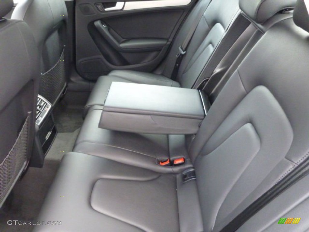 2014 A4 2.0T quattro Sedan - Glacier White Metallic / Black photo #9