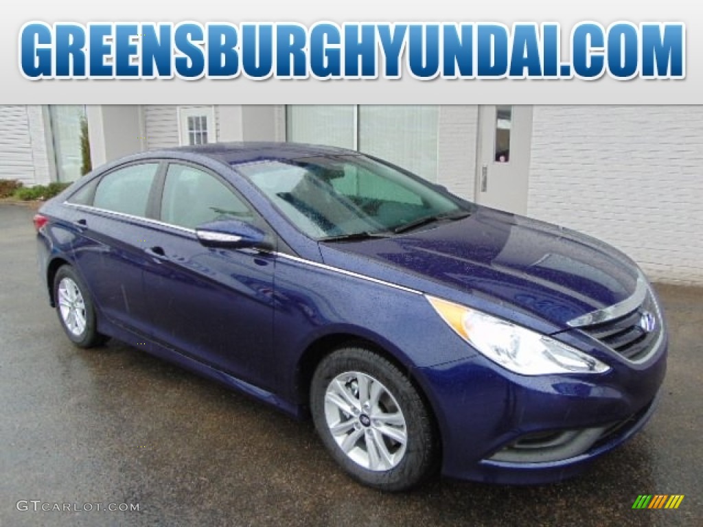 2014 Sonata GLS - Indigo Blue Pearl / Gray photo #1