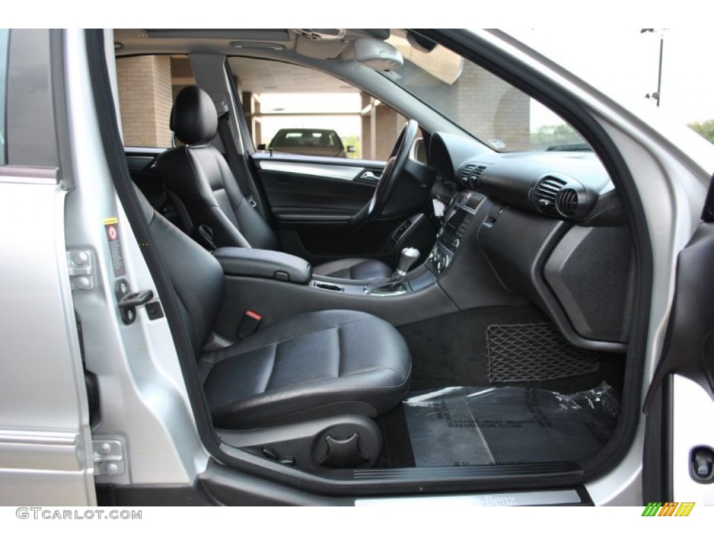 Black Interior 2005 Mercedes-Benz C 230 Kompressor Sedan Photo #92960771