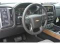 Jet Black/Dark Ash 2015 Chevrolet Silverado 3500HD LTZ Crew Cab Dual Rear Wheel 4x4 Steering Wheel
