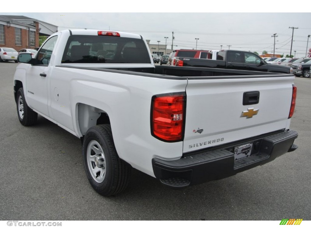 2014 Silverado 1500 WT Regular Cab - Summit White / Jet Black/Dark Ash photo #4