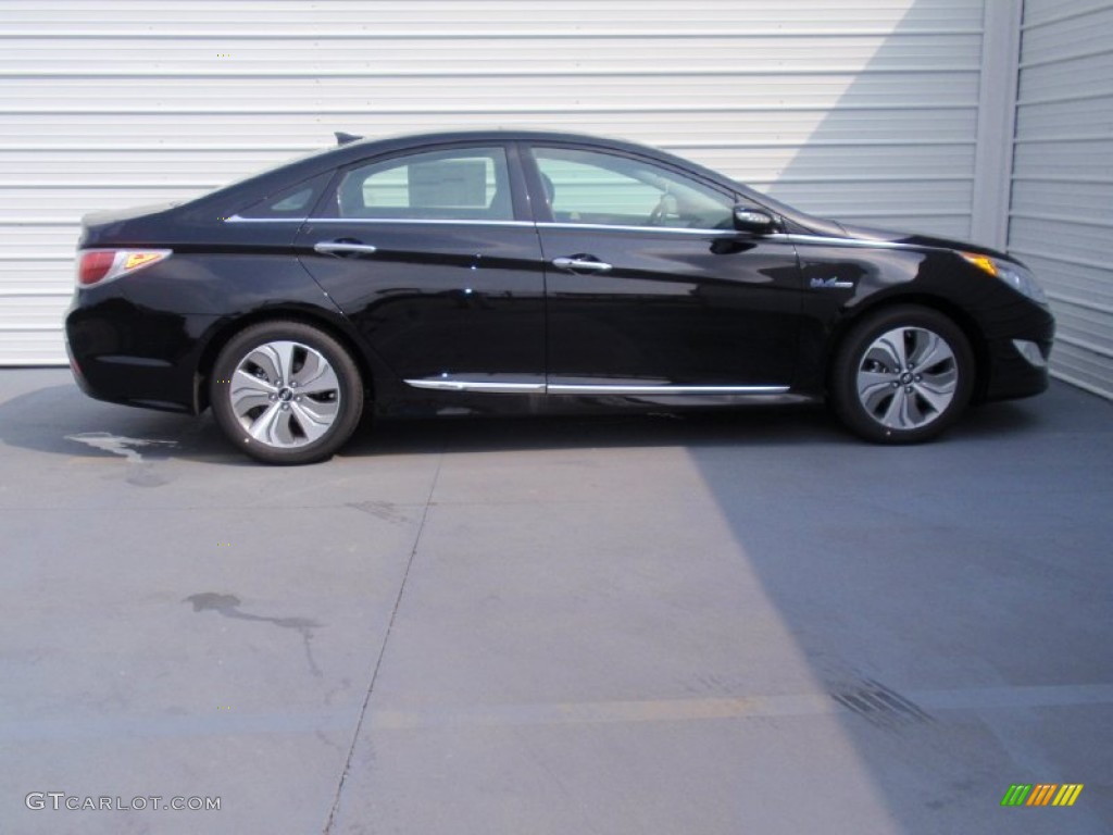Eclipse Black 2014 Hyundai Sonata Hybrid Limited Exterior Photo #92961005