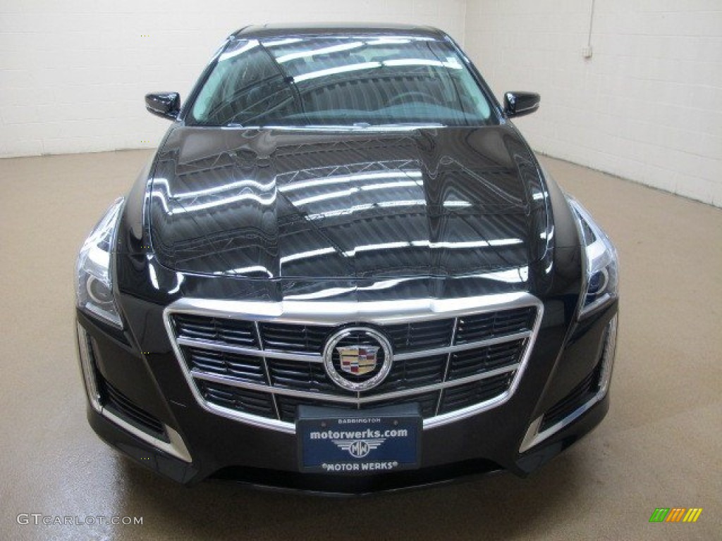 2014 CTS Luxury Sedan AWD - Black Raven / Jet Black/Jet Black photo #2