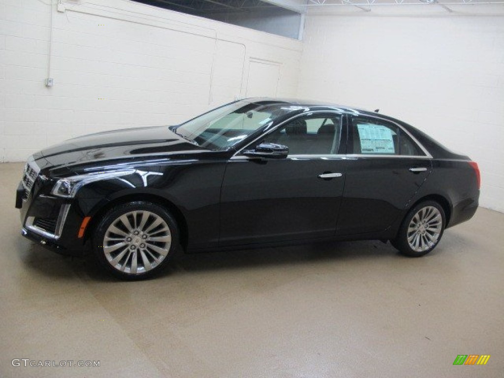 2014 CTS Luxury Sedan AWD - Black Raven / Jet Black/Jet Black photo #4