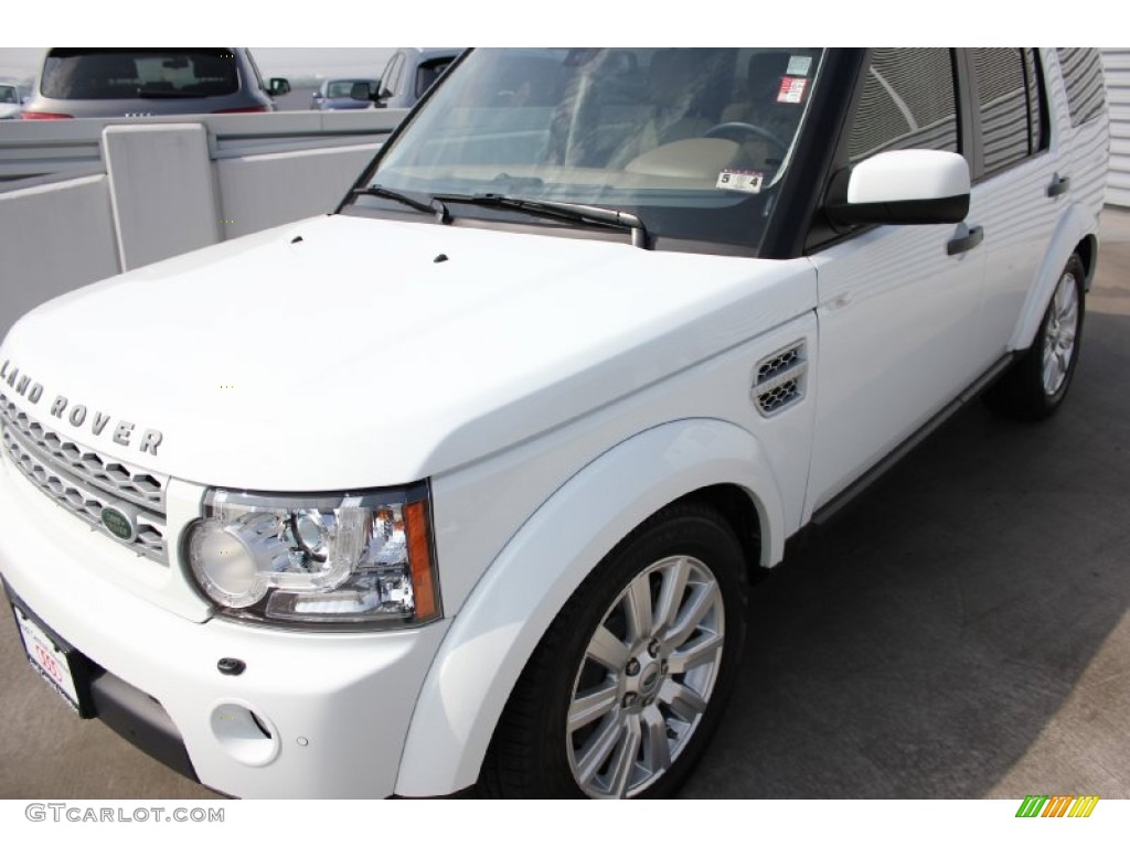 2012 LR4 HSE LUX - Fuji White / Almond/Nutmeg photo #3