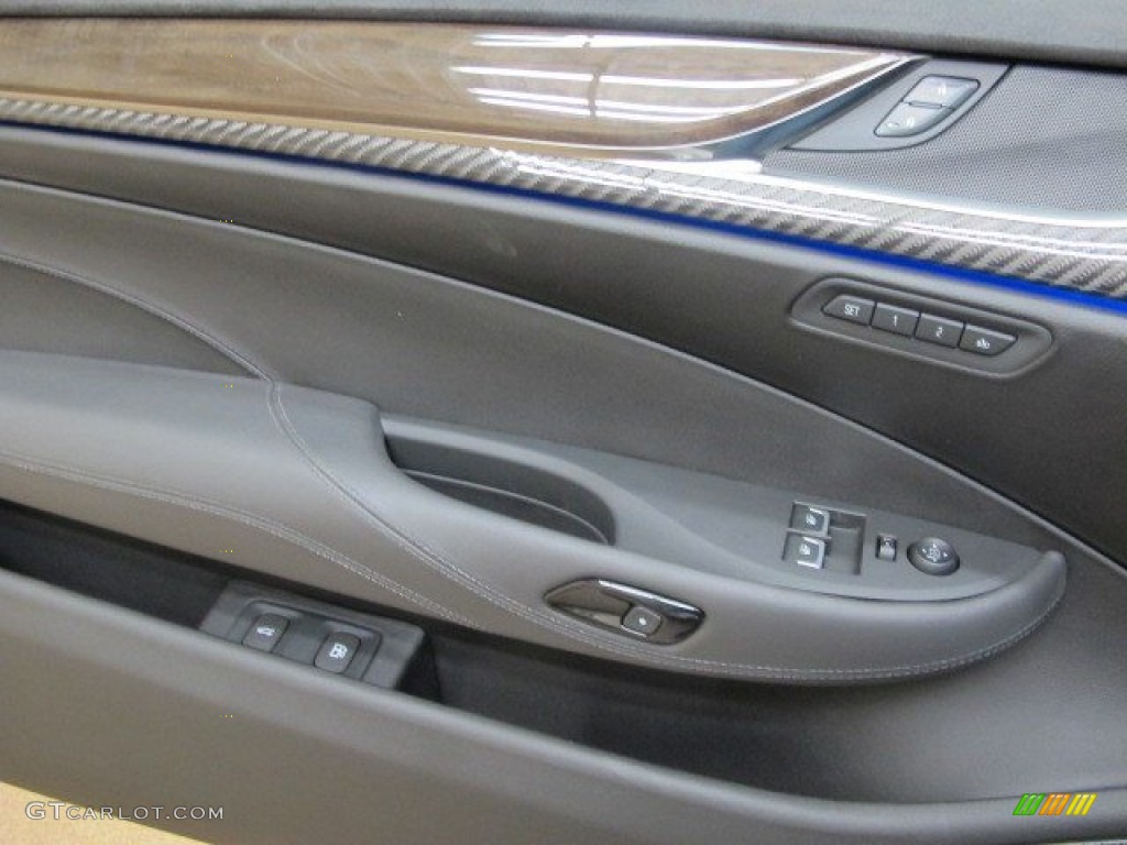 2014 Cadillac ELR Coupe Jet Black/Jet Black Door Panel Photo #92962682