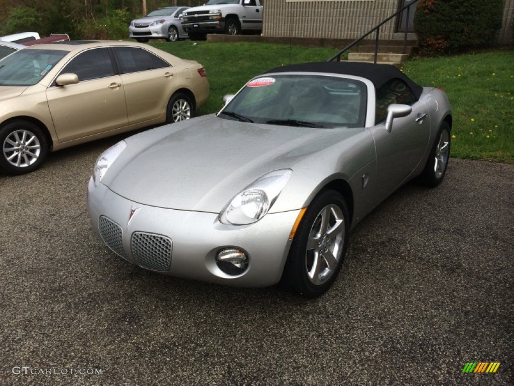 2008 Solstice Roadster - Cool Silver / Ebony/Sand photo #6