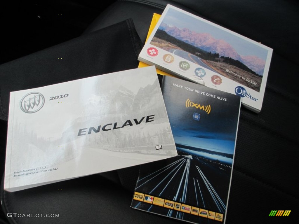 2010 Enclave CXL AWD - Quicksilver Metallic / Ebony/Ebony photo #39