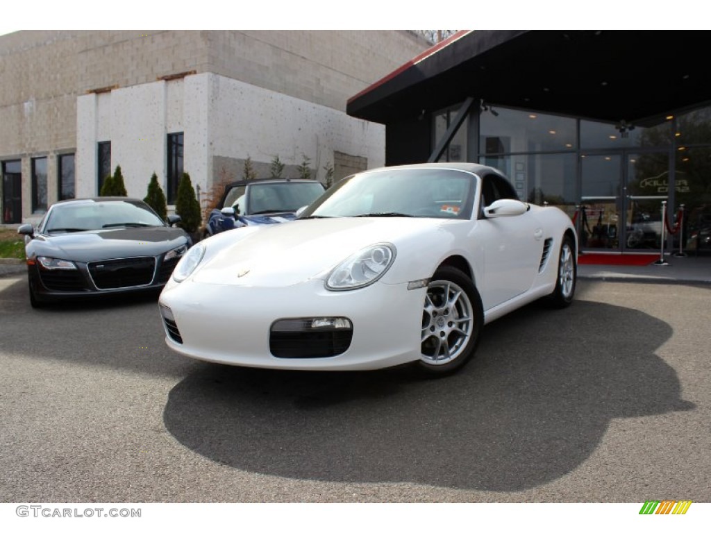 2007 Boxster  - Carrara White / Stone Grey photo #3