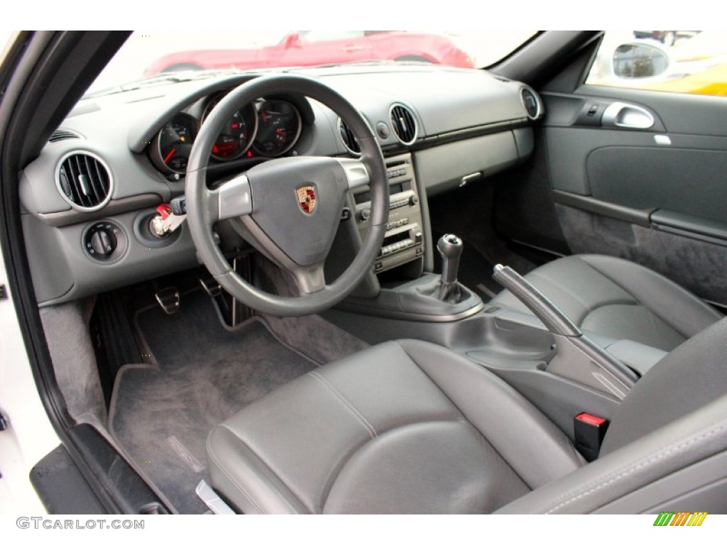 Stone Grey Interior 2007 Porsche Boxster Standard Boxster Model Photo #92964224