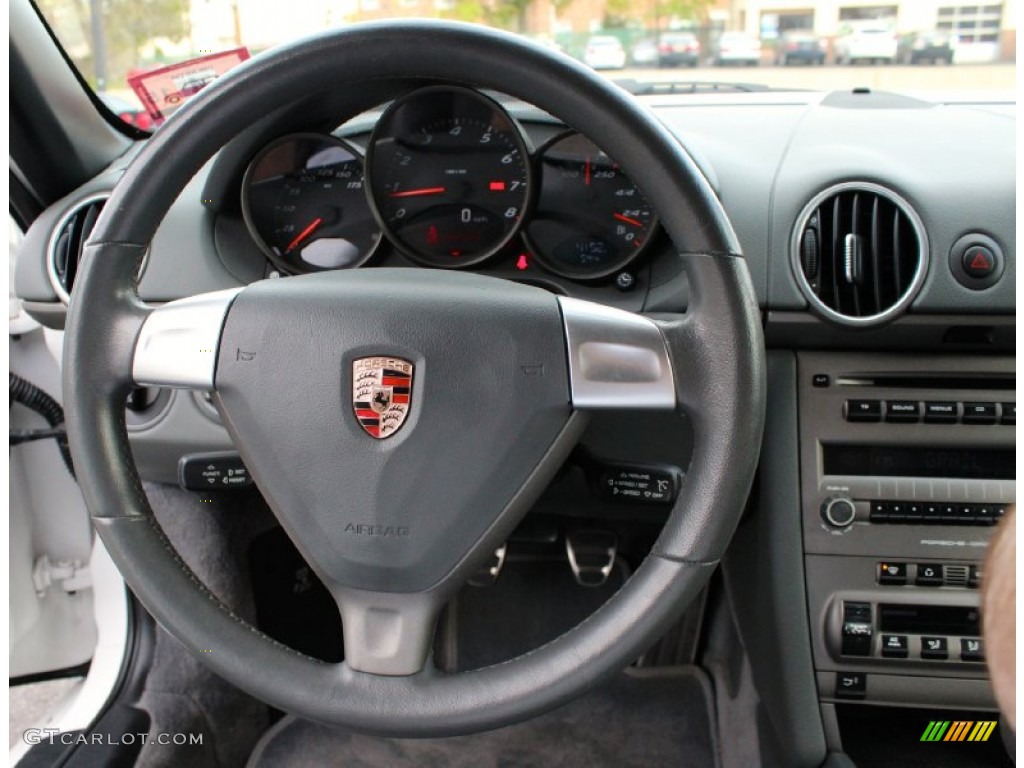 2007 Boxster  - Carrara White / Stone Grey photo #16