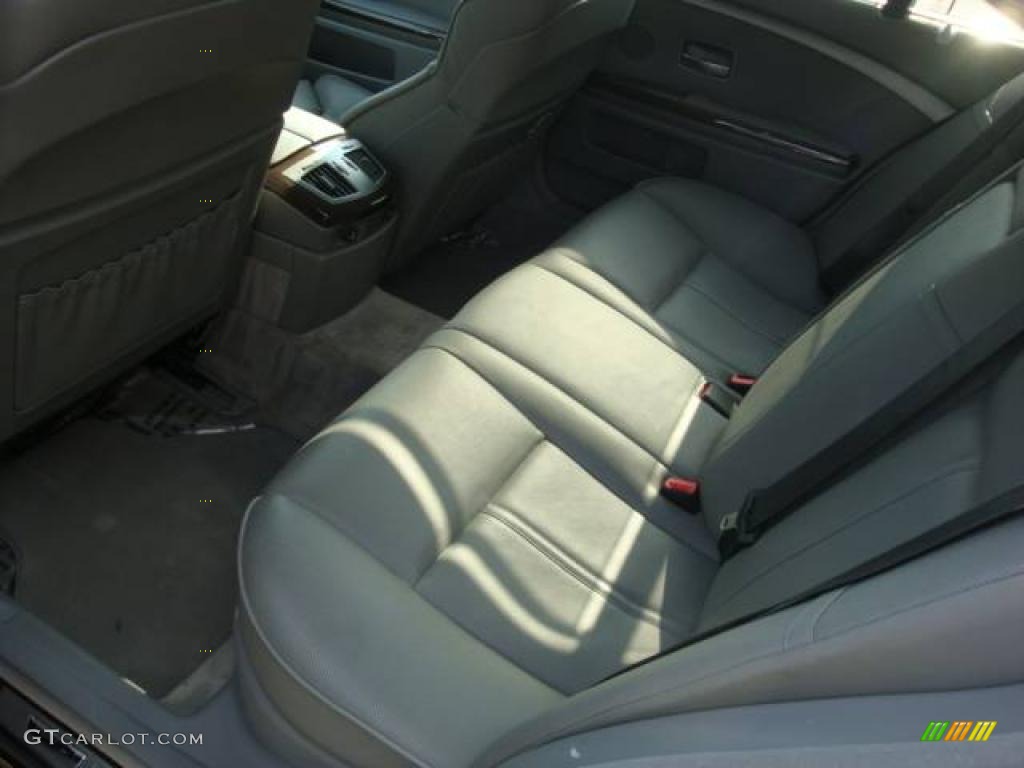 2003 7 Series 745i Sedan - Jet Black / Basalt Grey/Flannel Grey photo #12