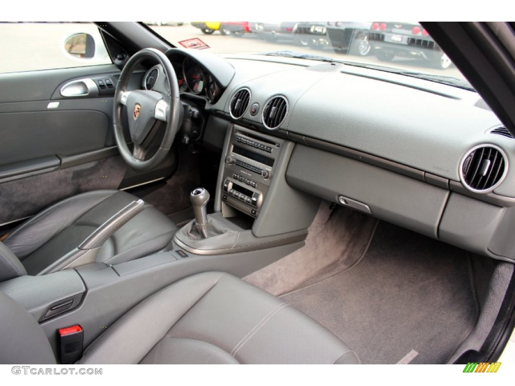 2007 Porsche Boxster Standard Boxster Model Stone Grey Dashboard Photo #92964563