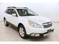 2011 Satin White Pearl Subaru Outback 3.6R Limited Wagon  photo #1