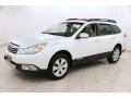 2011 Satin White Pearl Subaru Outback 3.6R Limited Wagon  photo #3
