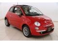 Rosso (Red) 2012 Fiat 500 Lounge
