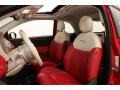 Pelle Rossa/Avorio (Red/Ivory) Interior Photo for 2012 Fiat 500 #92965511