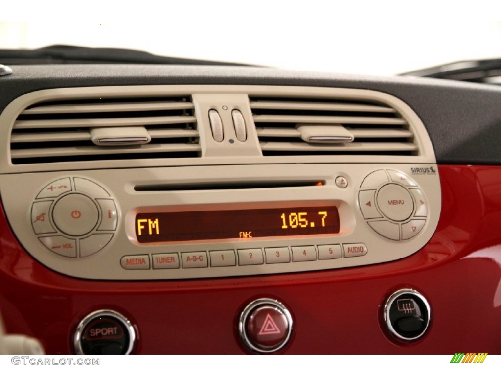 2012 Fiat 500 Lounge Audio System Photos