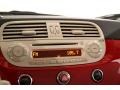 2012 Fiat 500 Pelle Rossa/Avorio (Red/Ivory) Interior Audio System Photo