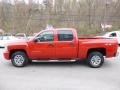 2010 Victory Red Chevrolet Silverado 1500 LS Crew Cab 4x4  photo #5