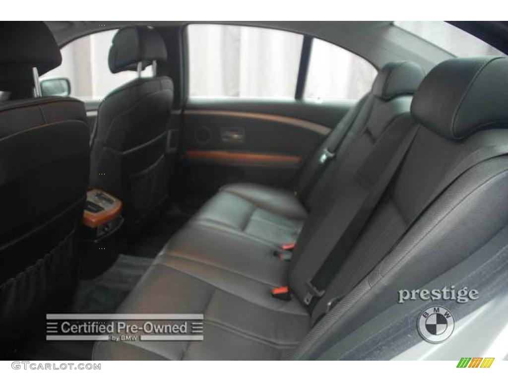 2003 7 Series 745i Sedan - Titanium Silver Metallic / Black/Black photo #12
