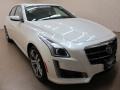 White Diamond Tricoat 2014 Cadillac CTS Vsport Premium Sedan