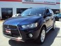 Cosmic Blue Metallic 2012 Mitsubishi Outlander SE AWD