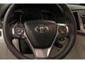 Light Gray 2013 Toyota Venza XLE Steering Wheel