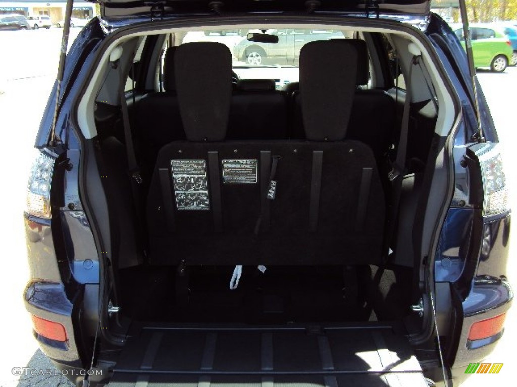 2012 Outlander SE AWD - Cosmic Blue Metallic / Black photo #8