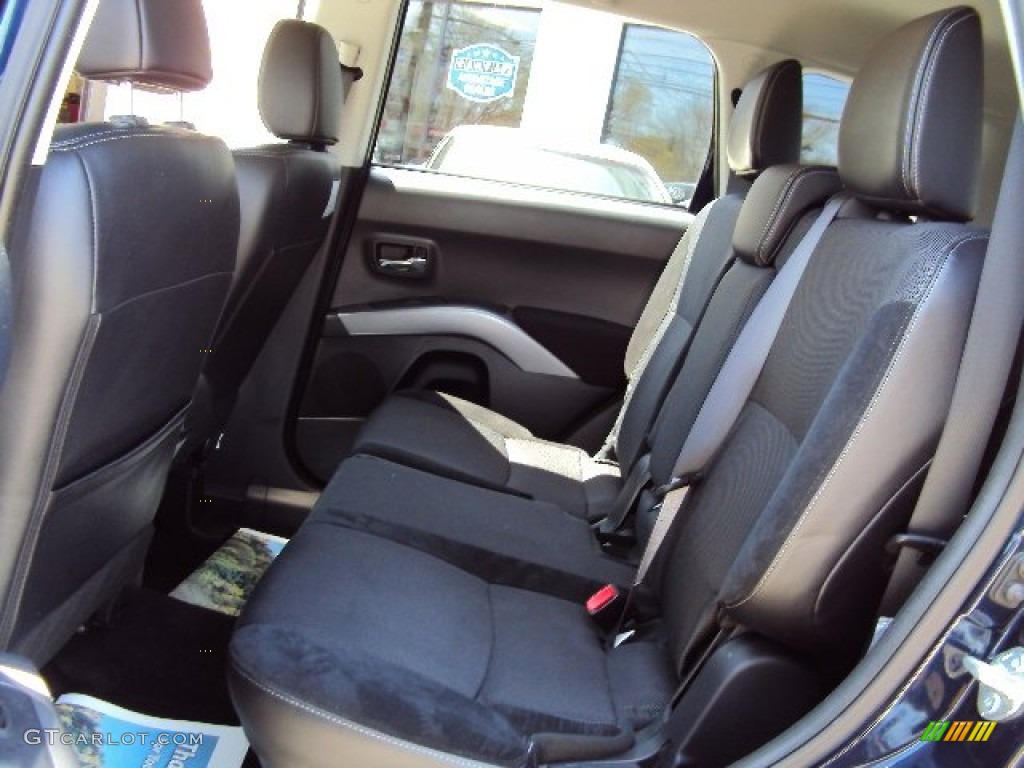 2012 Outlander SE AWD - Cosmic Blue Metallic / Black photo #18