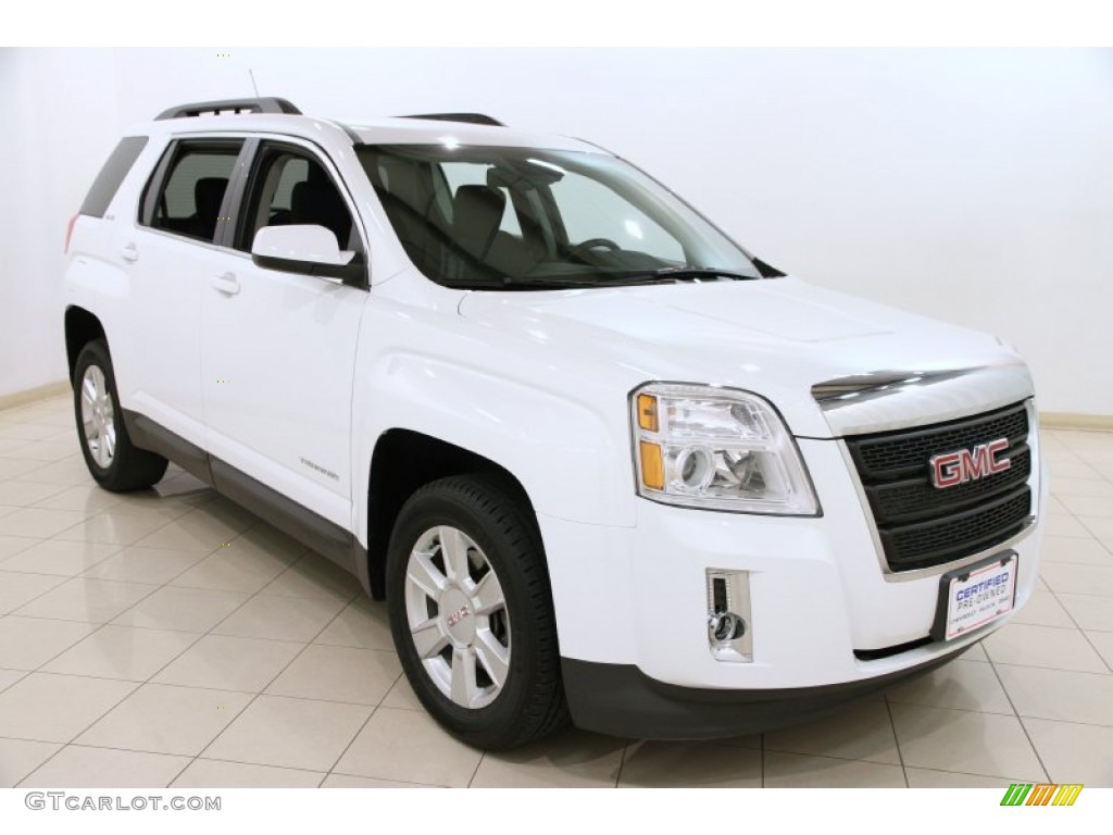 2012 Terrain SLE AWD - Olympic White / Jet Black photo #1