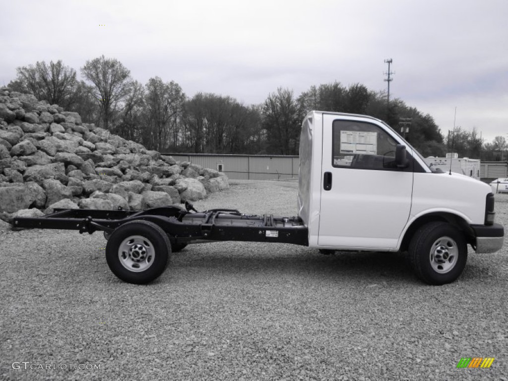 Summit White 2014 GMC Savana Cutaway 3500 Chassis Exterior Photo #92971313