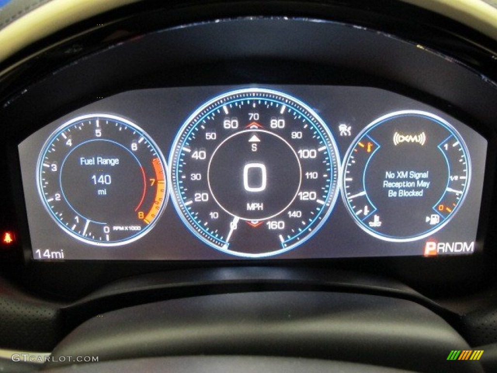 2014 Cadillac XTS Platinum AWD Gauges Photo #92972129