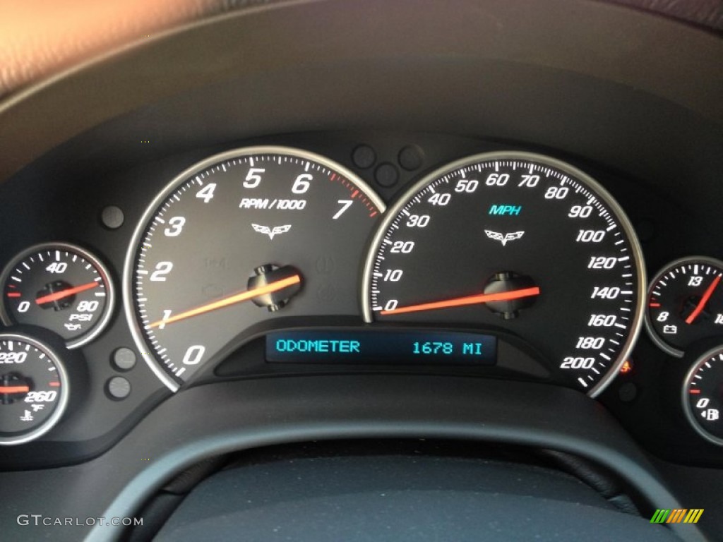 2012 Chevrolet Corvette Grand Sport Coupe Gauges Photos