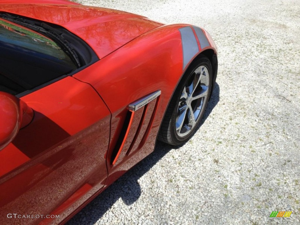 2012 Corvette Grand Sport Coupe - Inferno Orange Metallic / Ebony photo #19