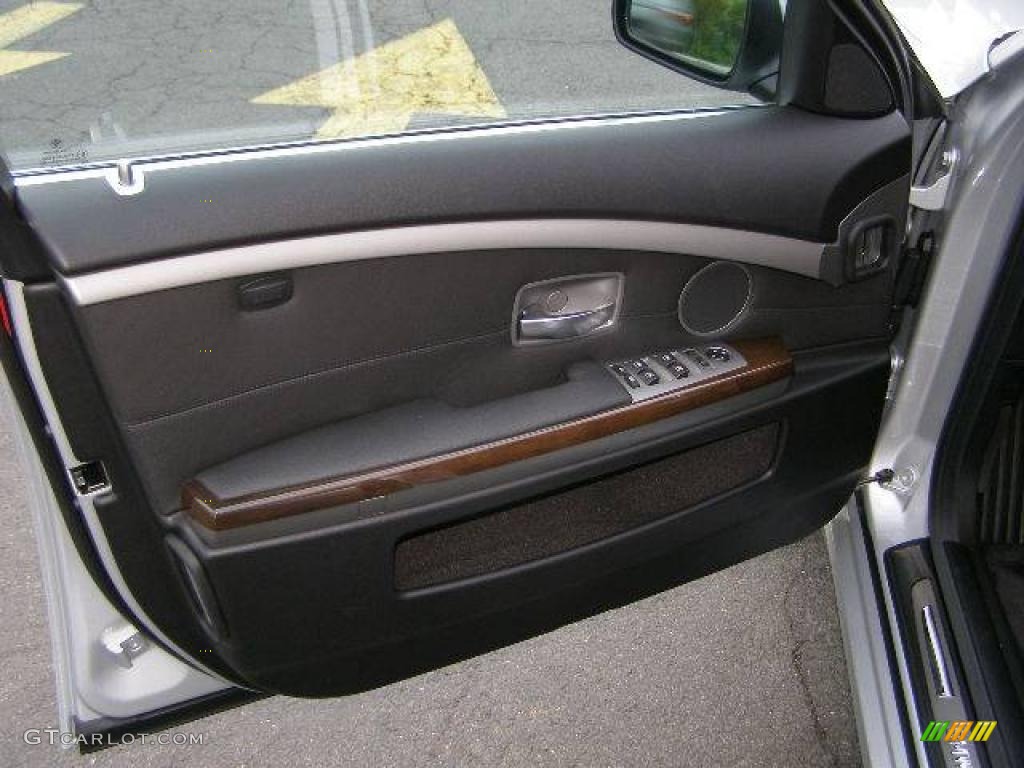 2008 7 Series 750Li Sedan - Titanium Silver Metallic / Black photo #11