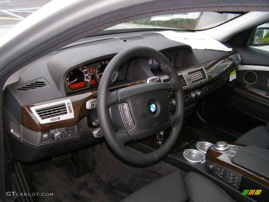 2008 7 Series 750Li Sedan - Titanium Silver Metallic / Black photo #13