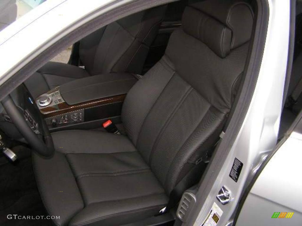 2008 7 Series 750Li Sedan - Titanium Silver Metallic / Black photo #15