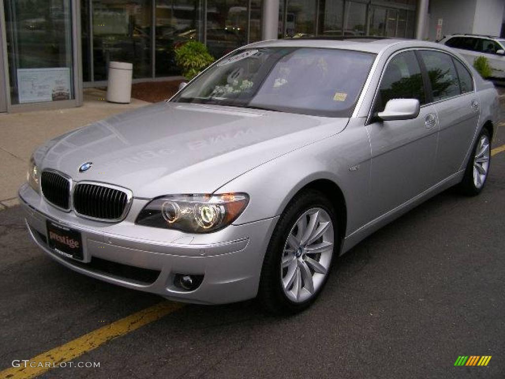 2008 7 Series 750Li Sedan - Titanium Silver Metallic / Black photo #17