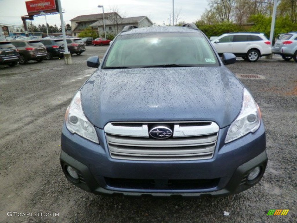 2014 Outback 2.5i Premium - Twilight Blue Metallic / Ivory photo #2
