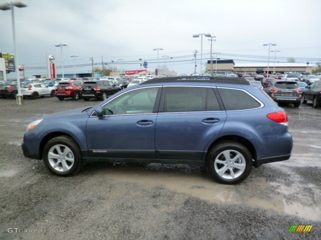 2014 Outback 2.5i Premium - Twilight Blue Metallic / Ivory photo #4