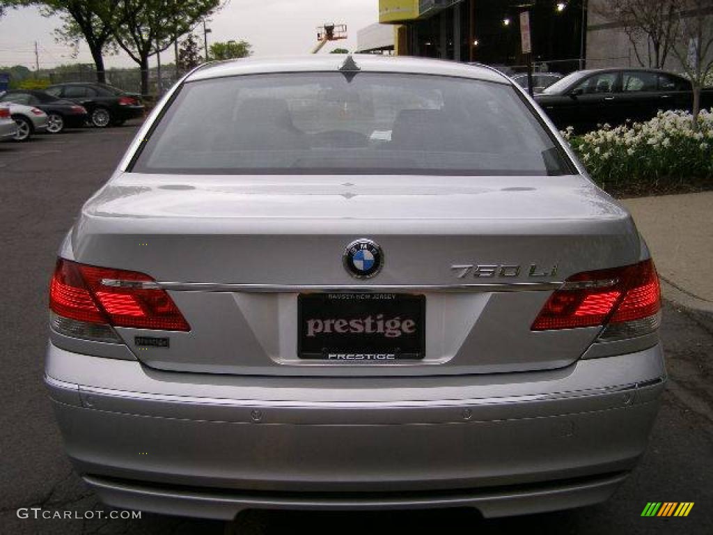 2008 7 Series 750Li Sedan - Titanium Silver Metallic / Black photo #20