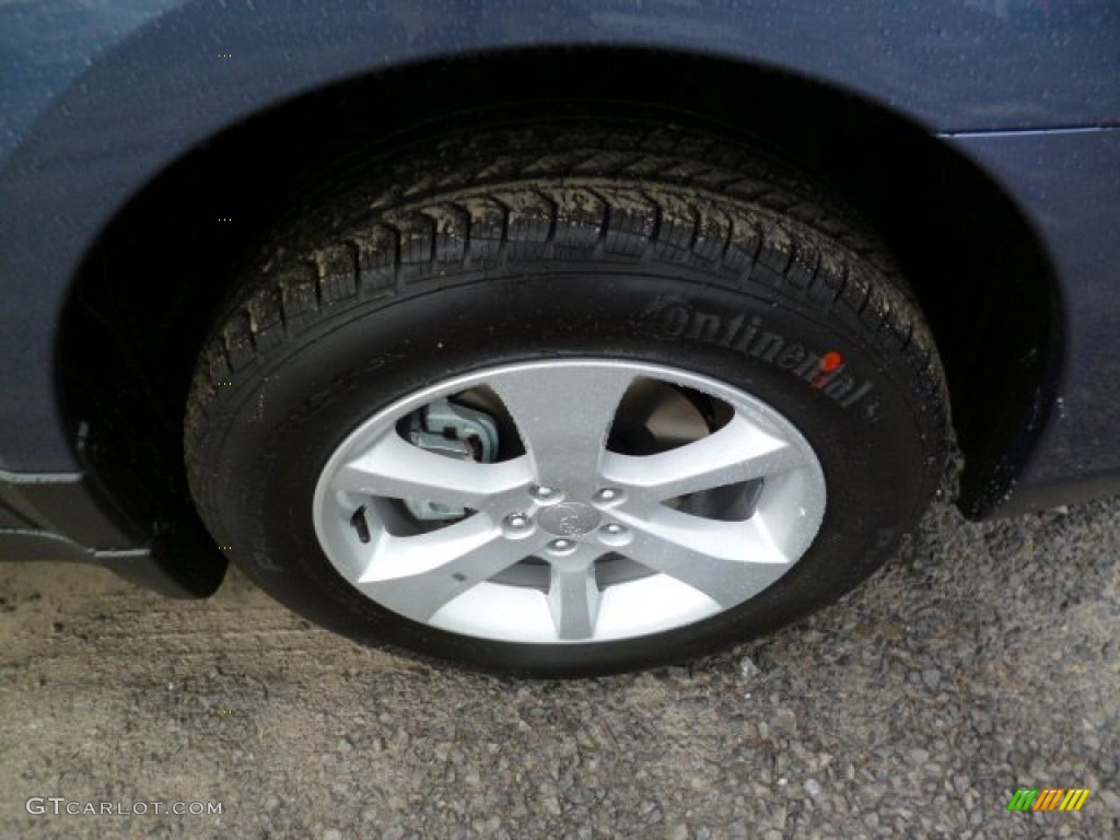 2014 Outback 2.5i Premium - Twilight Blue Metallic / Ivory photo #8