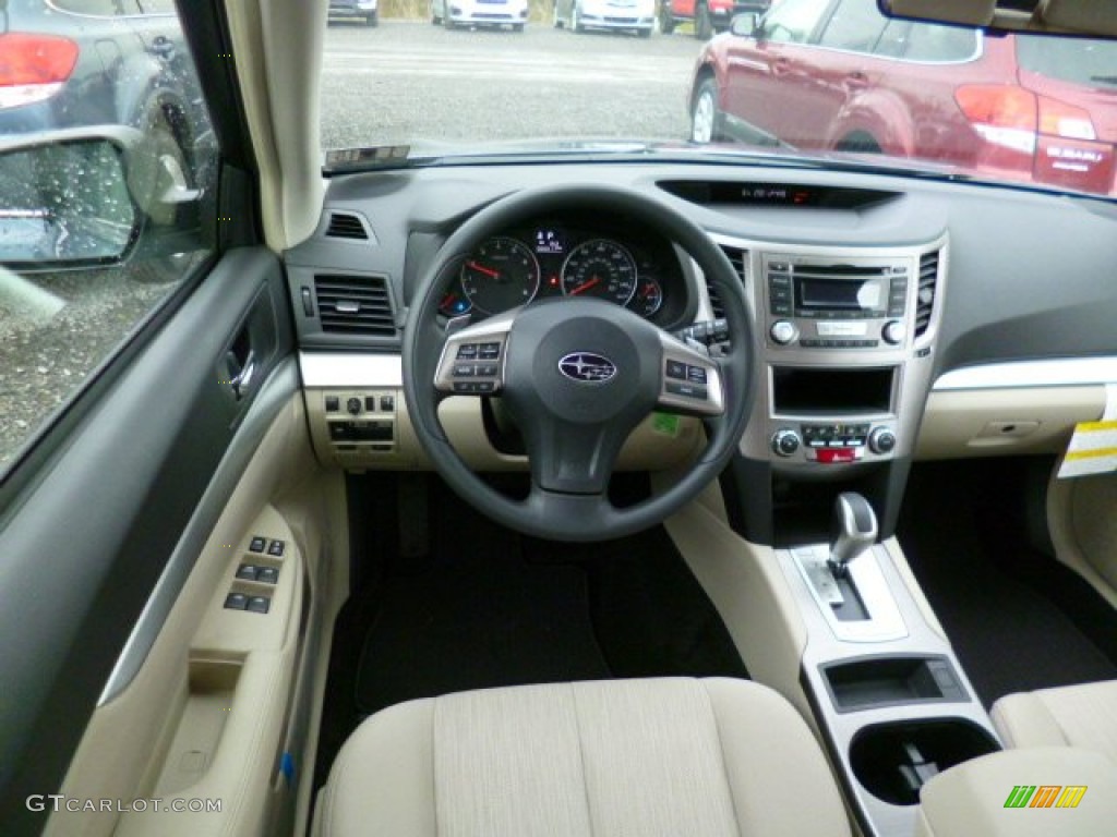 2014 Outback 2.5i Premium - Twilight Blue Metallic / Ivory photo #13