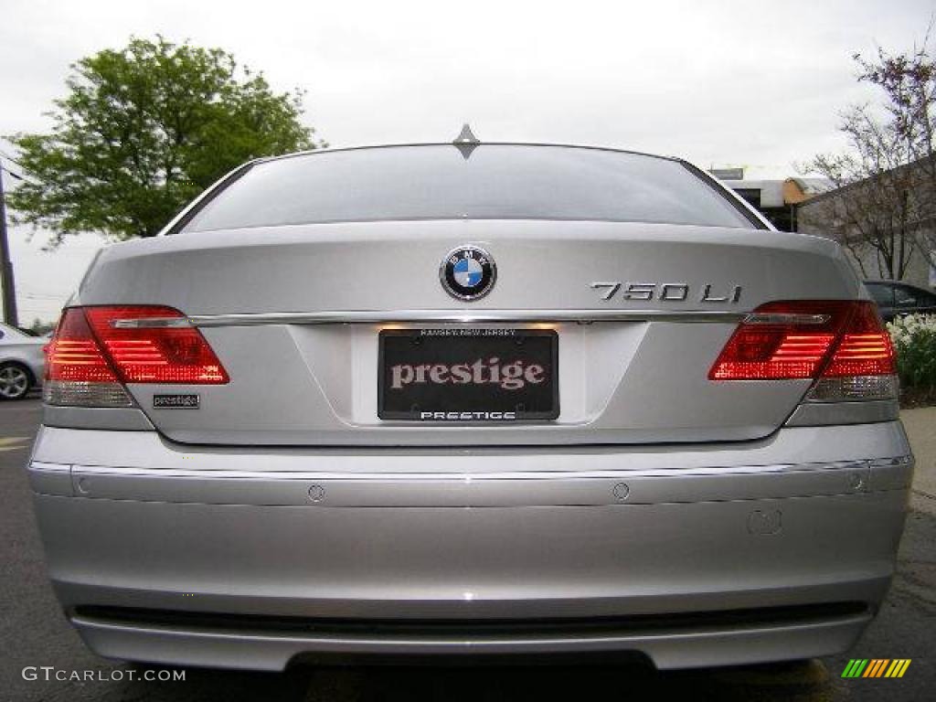 2008 7 Series 750Li Sedan - Titanium Silver Metallic / Black photo #21