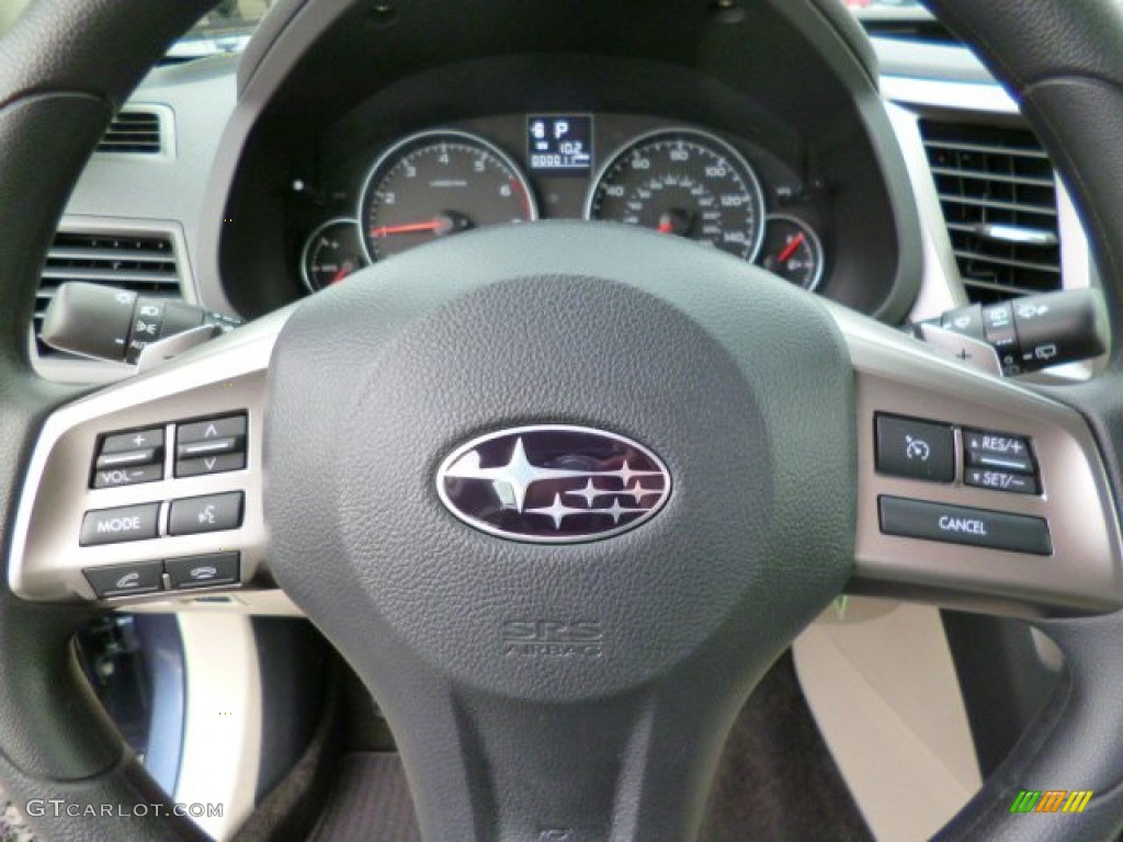 2014 Outback 2.5i Premium - Twilight Blue Metallic / Ivory photo #18