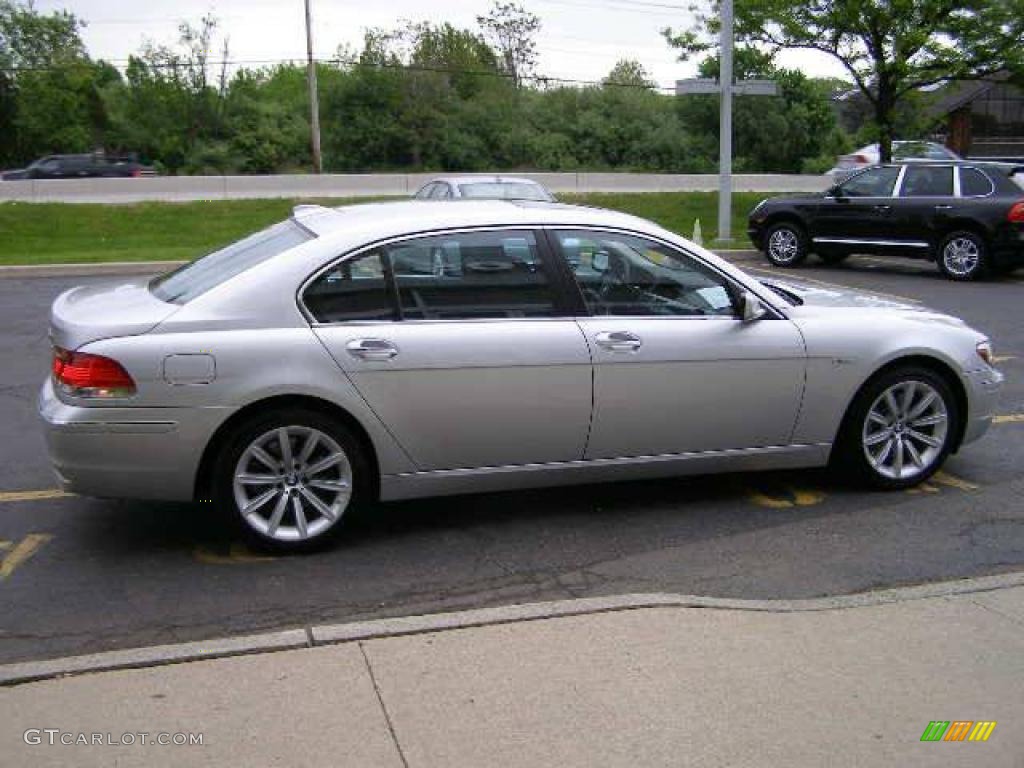 2008 7 Series 750Li Sedan - Titanium Silver Metallic / Black photo #23